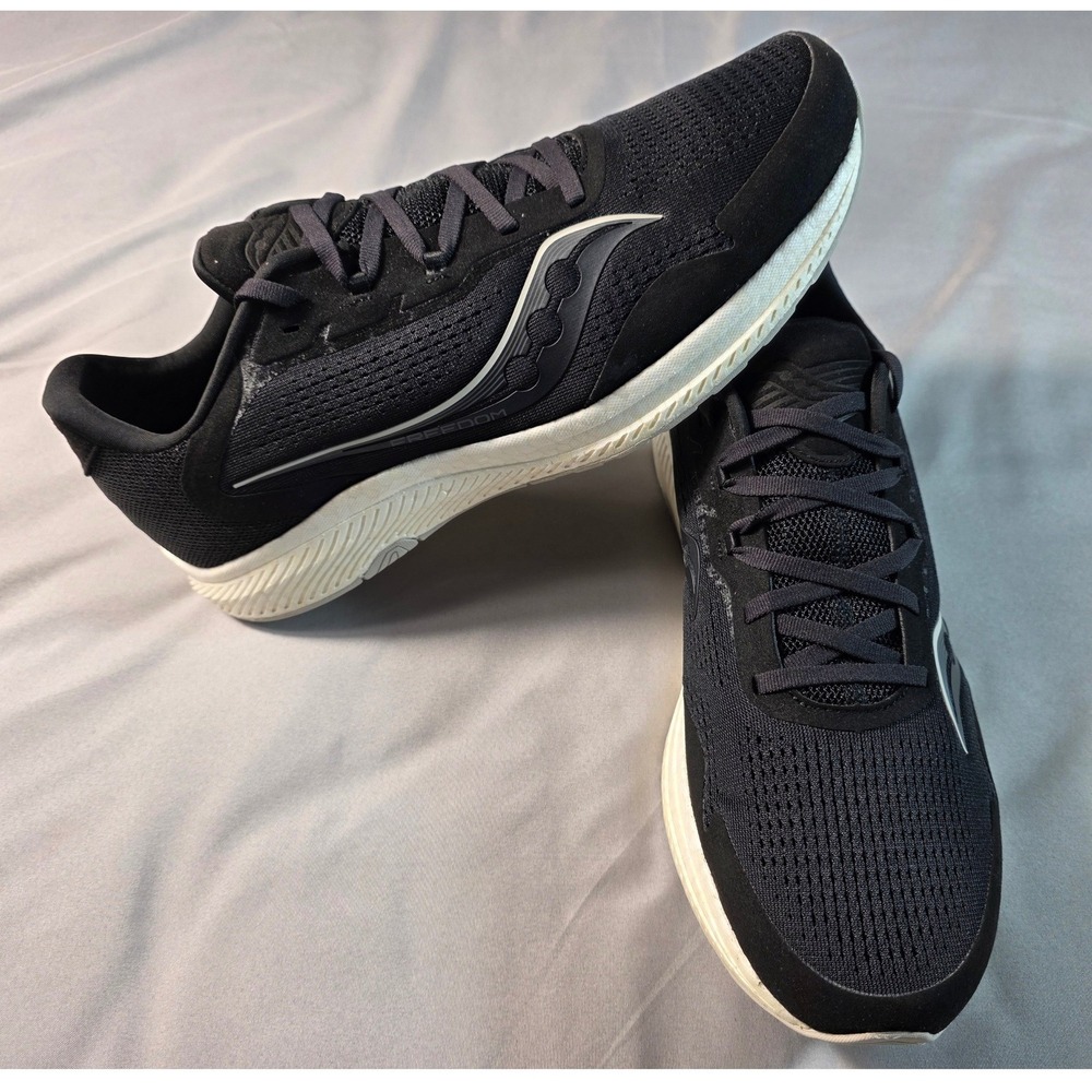 Saucony Freedom 4 Running‎ Shoes Mens 11 Black Stone S20617-45 Sneakers NEW